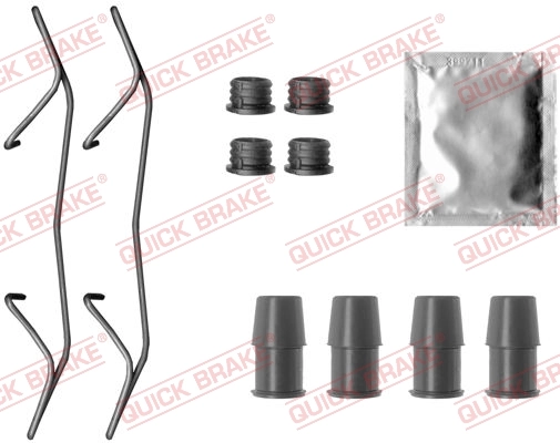 Kit d'accessoires, plaquette de frein a disque
