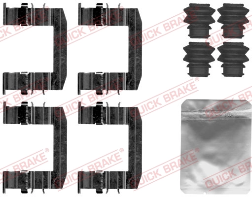 Kit d'accessoires, plaquette de frein a disque