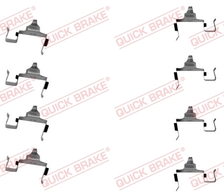Kit d'accessoires, plaquette de frein a disque