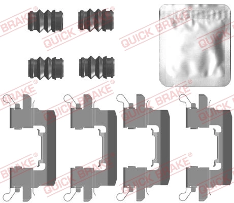 Kit d'accessoires, plaquette de frein a disque