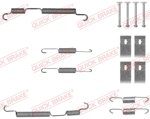 Accessory Kit, brake shoes