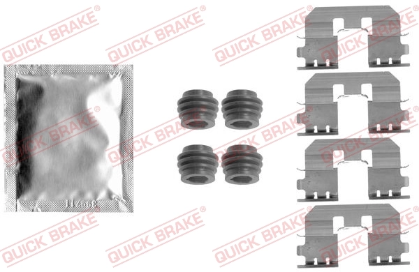 Kit d'accessoires, plaquette de frein a disque
