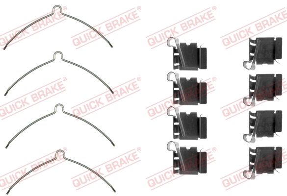 Kit d'accessoires, plaquette de frein a disque