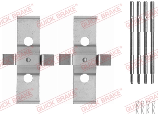 Kit d'accessoires, plaquette de frein a disque