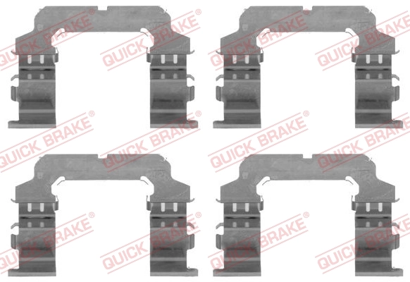 Kit d'accessoires, plaquette de frein a disque