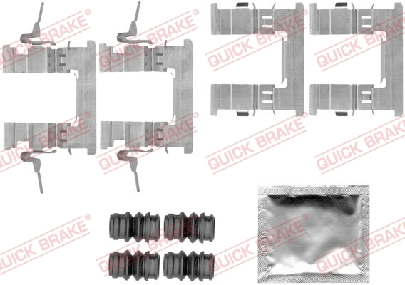 Kit d'accessoires, plaquette de frein a disque