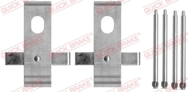 Kit d'accessoires, plaquette de frein a disque