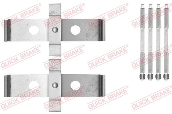 Kit d'accessoires, plaquette de frein a disque