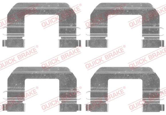 Kit d'accessoires, plaquette de frein a disque
