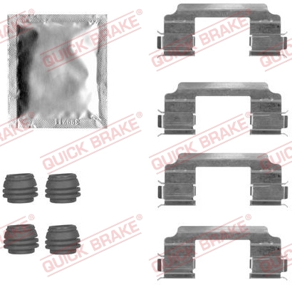 Kit d'accessoires, plaquette de frein a disque