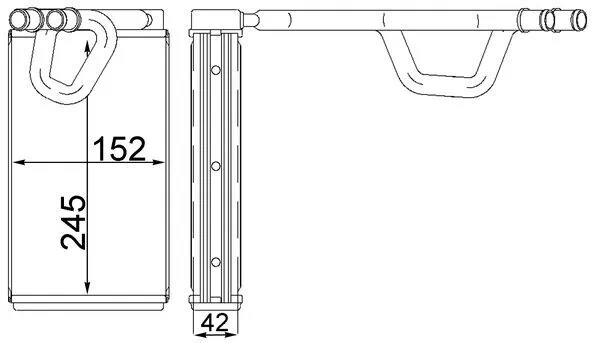 Système de chauffage MAHLE AH 231 000S