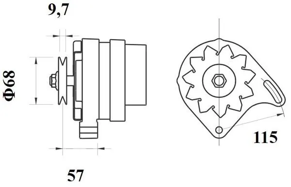 Alternateur MAHLE MG 205