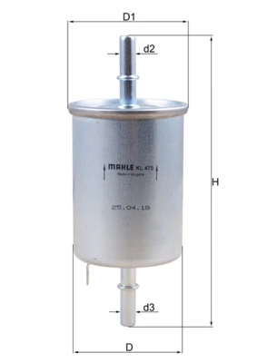 MAHLE KL470 — Паливний фільтр