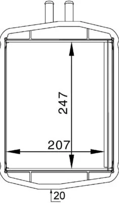 Système de chauffage MAHLE AH 152 000S