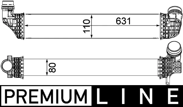 Intercooler, échangeur MAHLE CI 478 000P