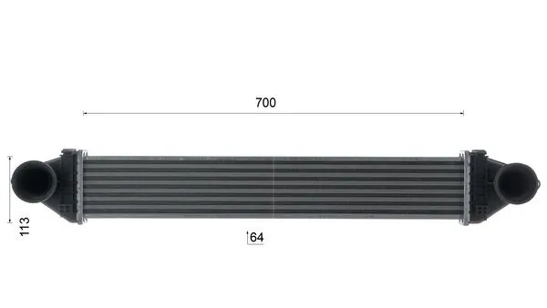 Intercooler, échangeur MAHLE CI 85 000S