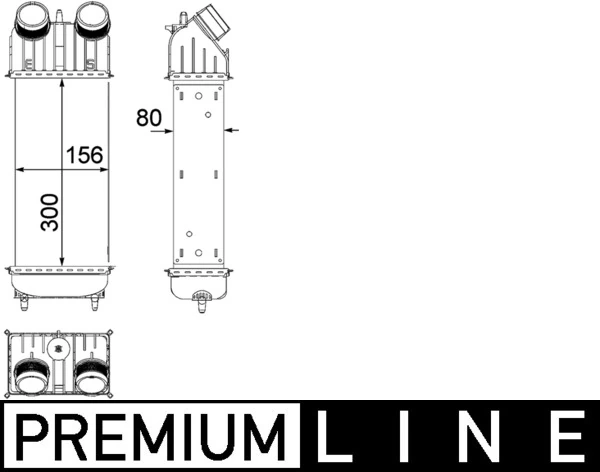 Intercooler, échangeur MAHLE CI 261 000P