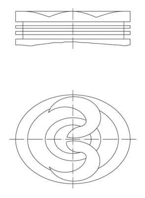 Piston MAHLE 049 27 01
