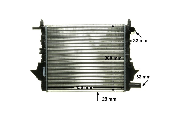 Radiateur, refroidissement du moteur MAHLE CR 614 000P