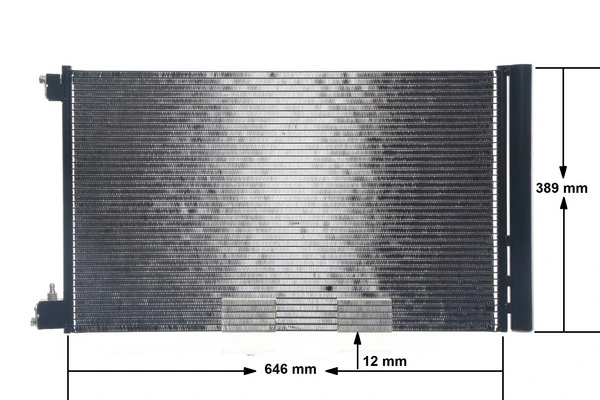 Condenseur, climatisation MAHLE AC 552 000S