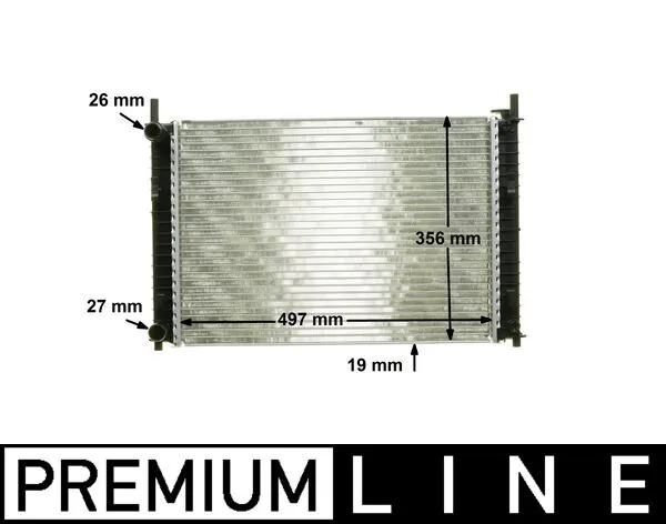 Radiateur, refroidissement du moteur MAHLE CR 1354 000P