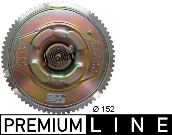 Embrayage, ventilateur de radiateur MAHLE CFC 124 000P