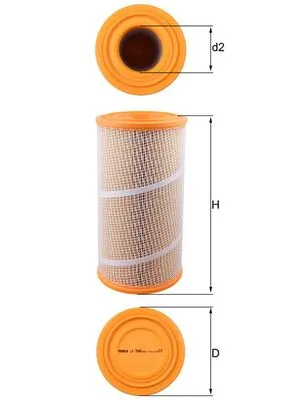 Filtre à air MAHLE LX 7080