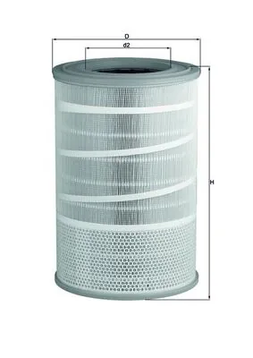 Filtre à air MAHLE LX 2068