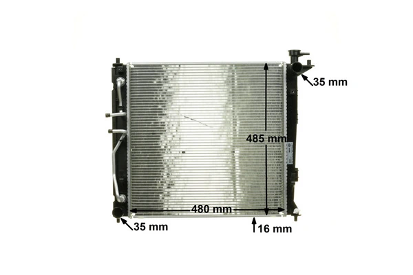 Radiateur, refroidissement du moteur MAHLE CR 1892 000S
