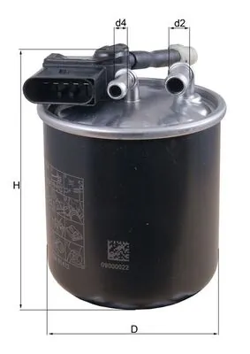 MAHLE KL913 — Фільтр паливний
