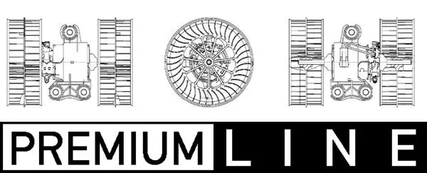 Pulseur d'air habitacle MAHLE AB 39 000P