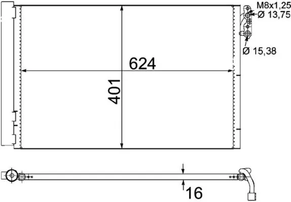 Condenser, air conditioning