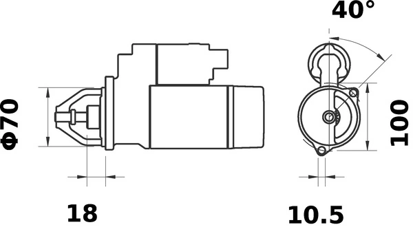Démarreur MAHLE MS 136