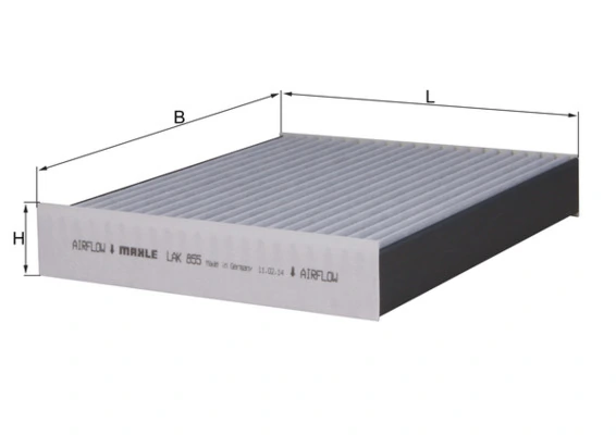 MAHLE LAK855 — Фільтр салону вугільний