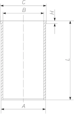 Chemise de cylindre MAHLE 037 WN 38 01