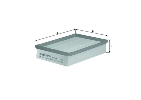 MAHLE LX935 — Фільтр повітряний