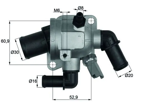 MAHLE TI 173 88 — Термостат ALFA ROMEO; FIAT; LANCIA; OPEL; SUZUKI (вир-во Mahle)