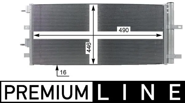 Condenseur, climatisation MAHLE AC 274 000P