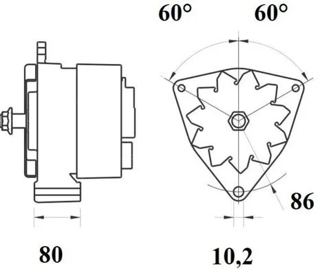 Alternateur MAHLE MG 658