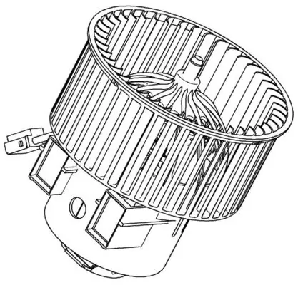 Pulseur d'air habitacle MAHLE AB 120 000P