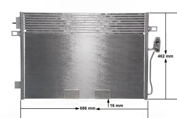 Condenseur, climatisation MAHLE AC 47 000S