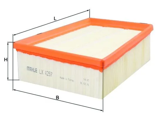 MAHLE LX4297 — Повітряний фільтр