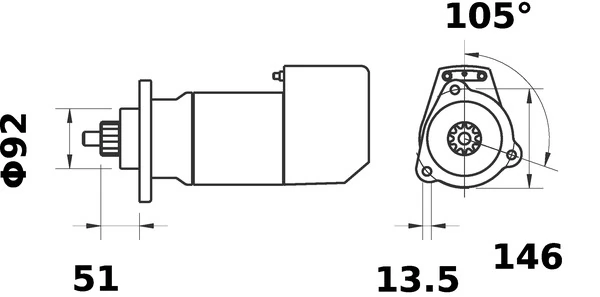 Démarreur MAHLE MS 567