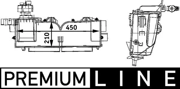 Évaporateur climatisation MAHLE AE 62 000P