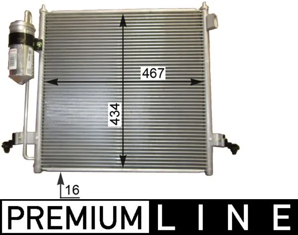 Condenseur, climatisation MAHLE AC 815 000P