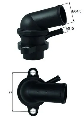 Thermostat, liquide de refroidissement MAHLE TI 239 87D