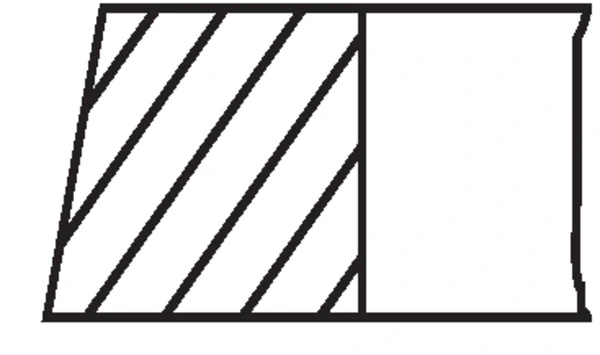 Jeu de segments de pistons MAHLE 012 07 N0