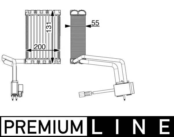 Évaporateur climatisation MAHLE AE 5 000P