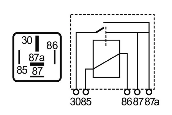 Relais, courant de travail MAHLE MR 32