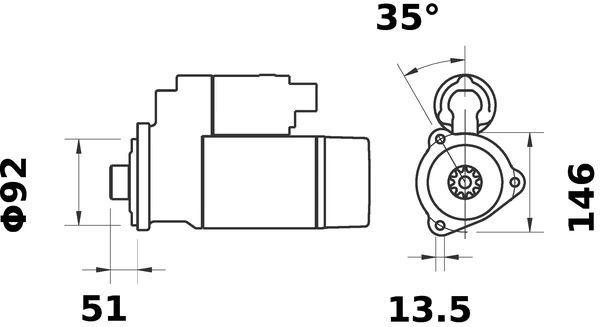 Démarreur MAHLE MS 212